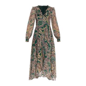 Etro Dames, Jurken, Veelkleurig, Maat: XS Zijde