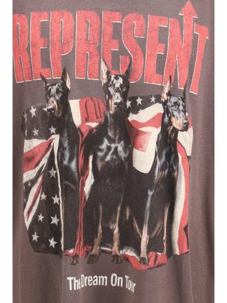 Represent Mens T-Shirt Cotton Black T-Shirts And Polos