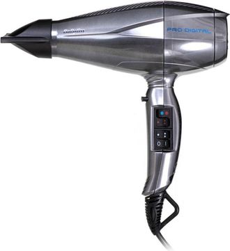 Pentole Agnelli Asciugacapelli ionico professionale da 2200W con tecnologia digitale Babyliss Pro, modello 6000E