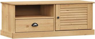 vidaXL Vidaxl - Mueble Para Tv Vigo Madera Maciza De Pino 106x40x40 Cm