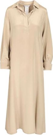 Max Mara Shirt Kleedjes - Dames - Shirt Kleedjes - Beige - S - Kleedjes