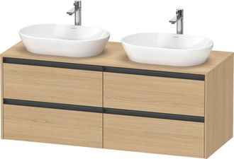 Duravit Duravit - Ketho.2 Mueble Bajo Lavabo, Recorte Para Lavabo En Ambos