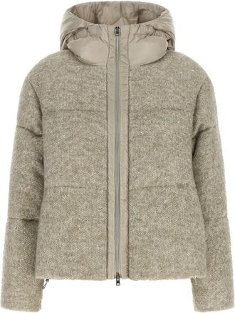 Herno Jackets - female - Herno - Down Jackets - Beige - XS - Jackets