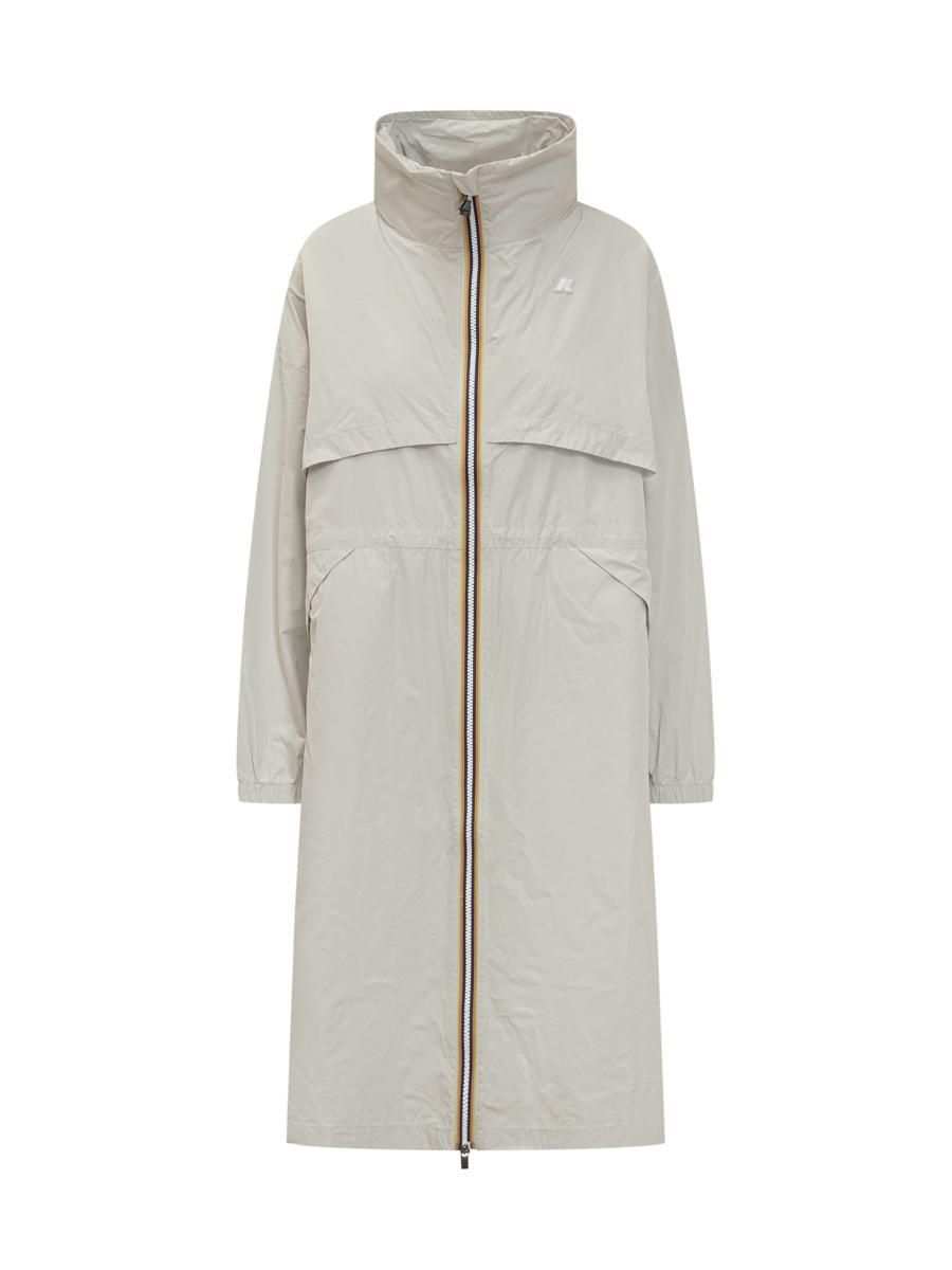 ジャケット K-WAY Woman Jacket Beige K51312W AJ7 Women's K-Way Coats - up to −49% | Stylight