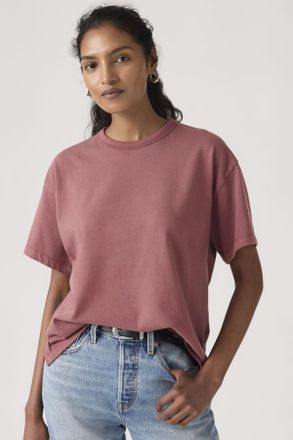 Levi's Camiseta Vintage - Mujer - XS - Rojo / Crushed Berry Garment Dye