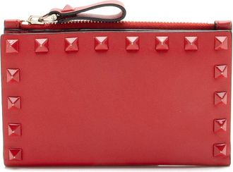 Valentino Red Rockstud Bifold Wallet (Authentic Pre-Loved)