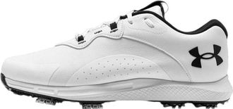 Under Armour Charged Draw 2 Golf Wide White Black 3026401-100