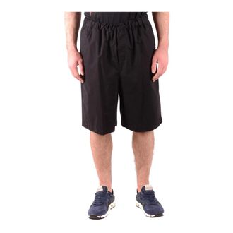 Alexander McQueen Monochrome Lange Bermuda Shorts voor Heren - Heren - Korte Broeken - Zwart - XS - Korte Broeken