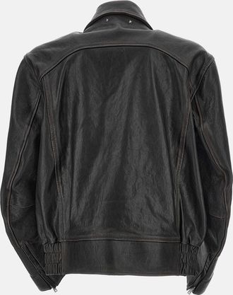 Golden Goose Giacca Bomber In Nappa
