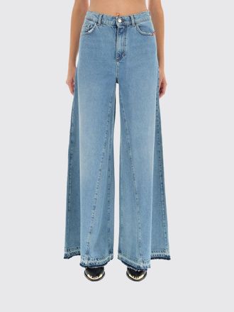 Amish Jeans a zampa Amish in denim di cotone