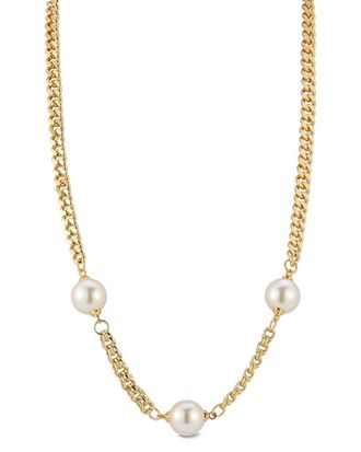 Glaze Jewelry 18K Plated Station Necklace