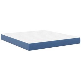 vidaXL Bed Mattress with Mattress Blue 180 x 200 cm Fabric vidaXL
