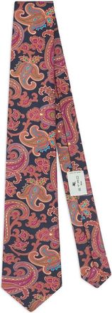 Etro Paisley Motif Silk Tie