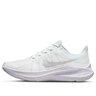 Nike (WMNS) Nike Air Zoom Winflo 8 White Metallic Silver CW3421-104