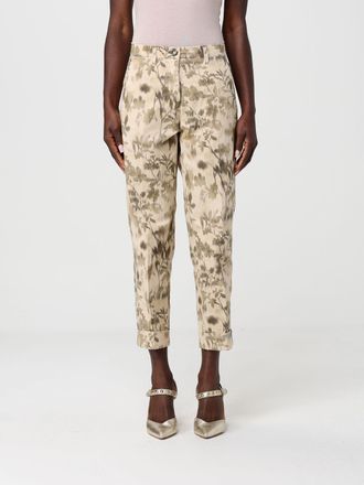 Mason's Pantaloni cropped fit Masons in cotone stretch con stampa