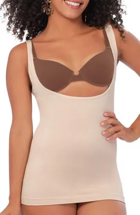 Shapermint Open Bust Shaper Camisole in Beige at Nordstrom, Size 3X-Large