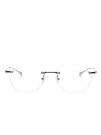 Dita Eyewear Bril met rond montuur - Zilver