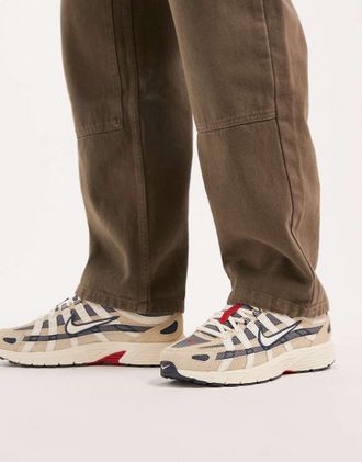Nike P-6000 - Sneakers kaki chiaro-Verde
