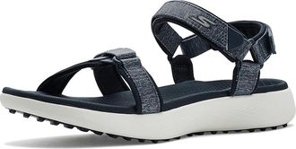 Skechers 600 Spikeless Golf Sandal Womens Golf Shoes Navy/White : 11 B - Medium