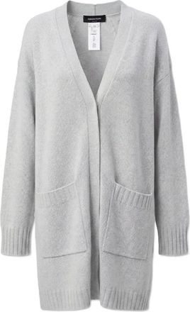 Fabiana Filippi patch-pockets cardigan - women - Virgin Wool/Cashmere/Silk - 38 - Grey
