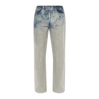 Diesel Straight Jeans, male, Gray, Size: W32 L32 1980 D-Eeper
