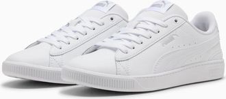 Puma Womens Puma Vikky V3 38311502 Sneakers White Leather Trainer Shoes GAL972