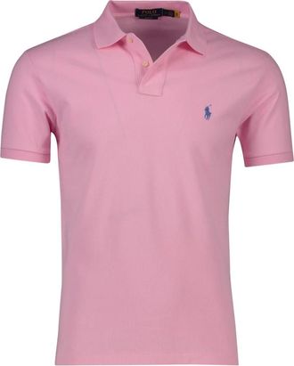 Polo Ralph Lauren Polo met korte mouwen - Heren - Polos - Roze - M - Katoen - Tops
