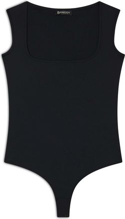 Freddy Body FREDDY Body S25WTWY17, Damen, Gr. M, EURO, schwarz, Obermaterial: 73% Polyamid PA. 27% Elasthan EL., Bodys Body