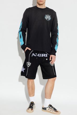 Amiri T-shirt With Logo, Mens, Black
