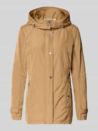 Fuchs Schmitt Regular Fit Jacke mit Logo-Print in Camel, Gr&ouml;&szlig;e 36