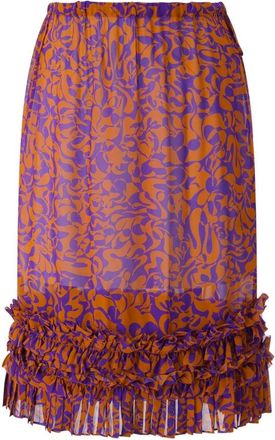 Dries Van Noten Midi Rokken - Dames - Midirokken - Veelkleurig - L - Rokken