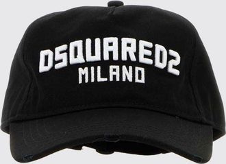 Dsquared2 Cappello da baseball in cotone con logo ricamato