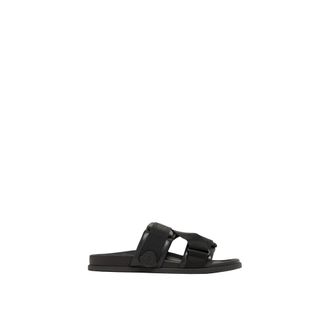 サンダル・ミュール MONCLER 'Mon' Pink Slide with Heel in Rubber Woman Moncler Women's Lilo Slider Shoes in Pink Moncler