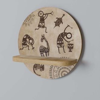 OEM Estante Redondo Estilo Africano