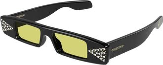 Valentino Sunglasses, unisex, Black, Size: 45 MM Vg0043S Sunglasses