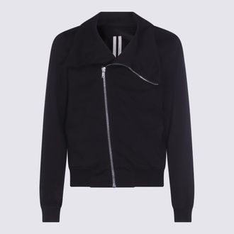 Rick Owens Black Cotton Sweatshirt