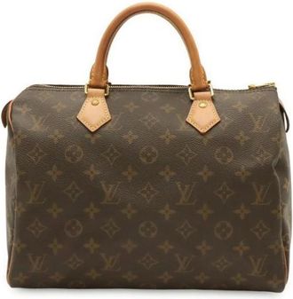Louis Vuitton Pre-owned Monogram Handtas - Dames - Vintage Handtas - Bruin - ONE Size - Vintage
