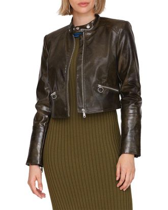 Avec Les Filles Vegan Leather Jacket