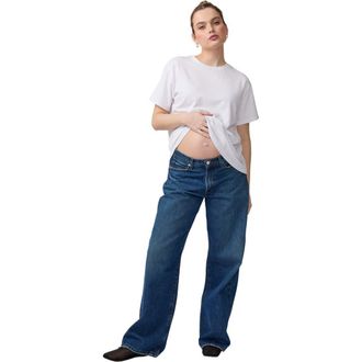 Ingrid & Isabel Short Sleeve Relaxed Tee in White at Nordstrom, Size X-Large