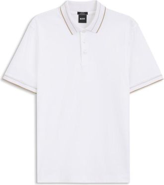 BOSS Slim-fit polo shirt in mercerized cotton