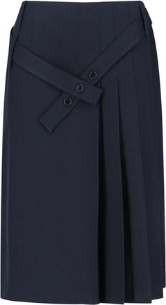 Sibel Saral Virgin Wool Midi Skirt