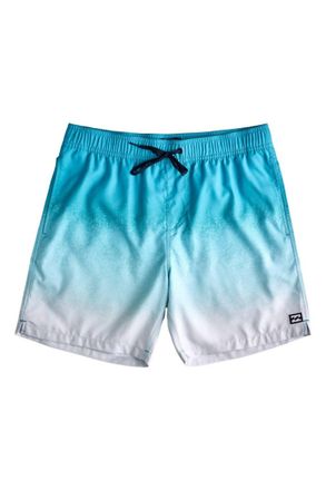 Billabong Mens All Day Fade Layback Boardies In Aqua