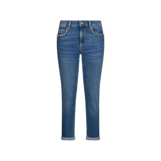 Liu Jo Cropped Jeans, female, Blue, Size: W25 Cropped Jeans