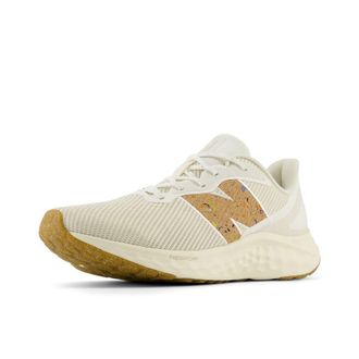 New Balance Mens Fresh Foam Arishi V4 Running Shoe, Sea Salt/Linen/Cork, 8 UK