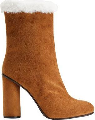 8 by YOOX SPLIT LEATHER ALMOND-TOE ANKLE BOOT