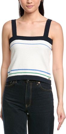 St. John Two Stripe Wool-Blend Tank