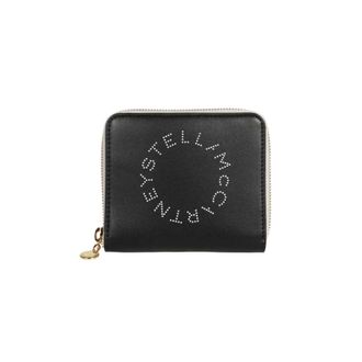 Stella McCartney Logo Alter-Nappa Portemonnee - unisex - Accessoires - Zwart - Maat: ONE Size Poliester