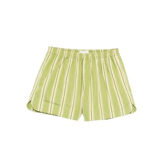 Faithfull The Brand Korte Broeken, Dames, Groen, M, Katoen, Lonia Shorts