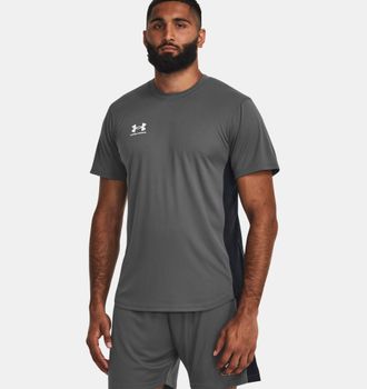 Under Armour Trainingsshirt UNDER ARMOUR UA MS CH. TRAIN SS, Herren, Gr. XXL, grau (castlerock 025), Obermaterial: 100% Polyester, normal, Rundhals, Shirts Trainin