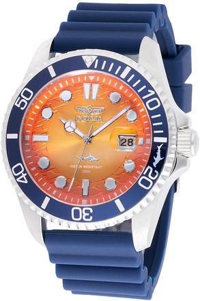 Invicta Pro Diver 47169 Heren Horloge - Quartz Uurwerk - Roestvrij Staal met oranje Wijzerplaat - 43mm